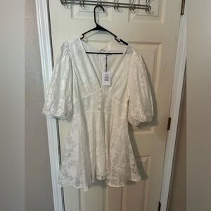 Showpo white bridal dress